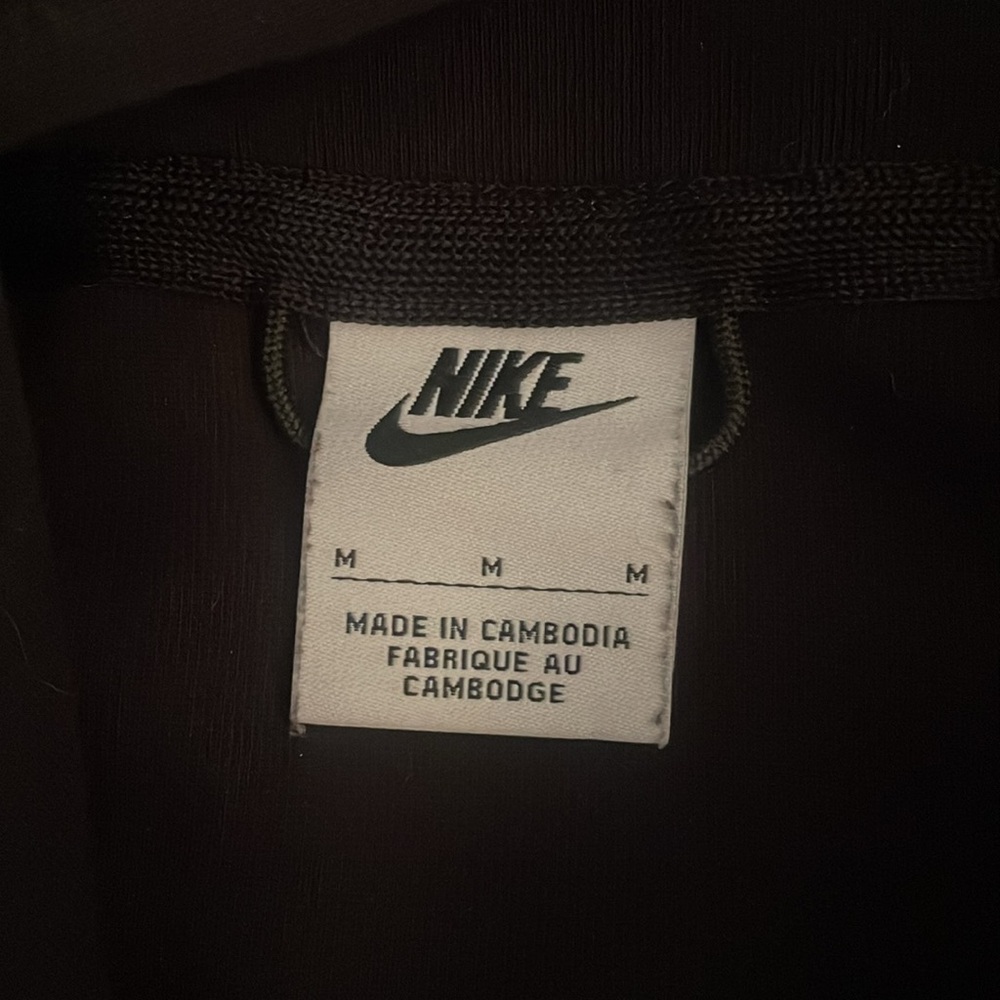 Nike Black and Gray Zip-Up Hoodie - Picture 2 of 2